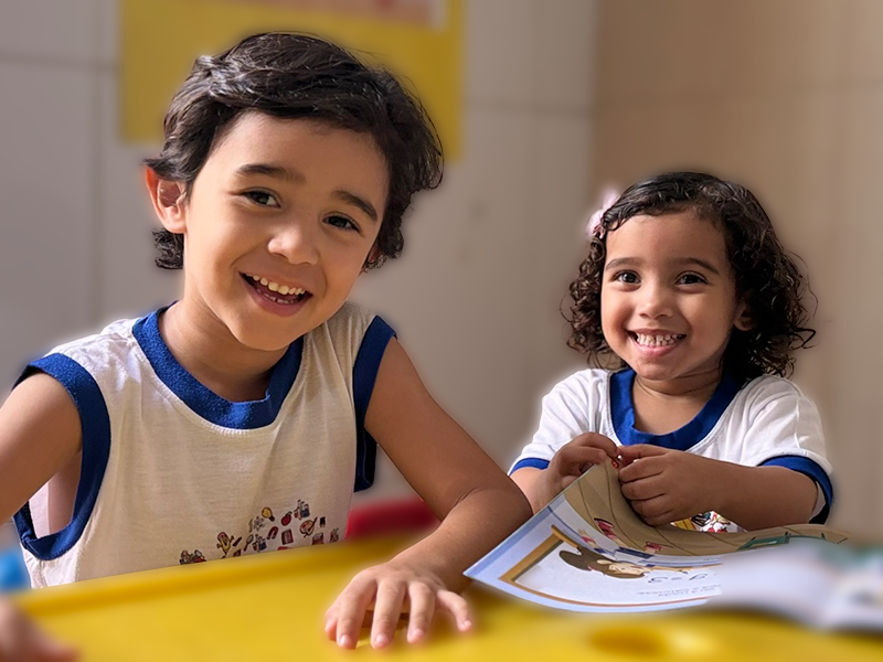 Alunos do Colégio Brasil — Educação Infantil